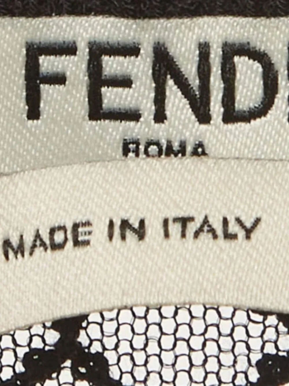 NWT Fendi Black Mesh Sheer Top, Size Medium - Picture 4 of 4